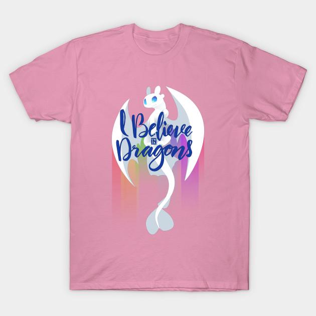 T Shirt Women I Believe In Dragons Harajuku Print Kawaii Tshirt Summer Short Sleeve Female T-Shirt Top Tee