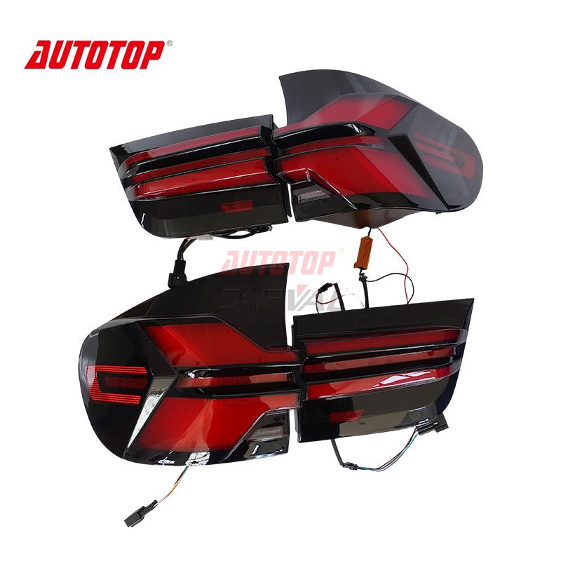 

LED Sequential Turn Signal Tail Lights for BMW X5 F15 (14-18) Upgraded to G05 Style ABS
