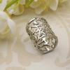 Cylinder Hollow Scarf Ring Silk Clip Buckle Brooches