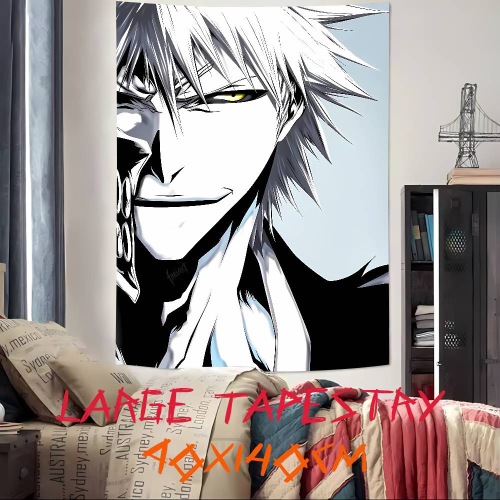 Fashion Cool Anime BBleachS Tapestry Decoration Bedroom Dormitory Background Cloth Holiday Home Party Living Room Club Tapestry
