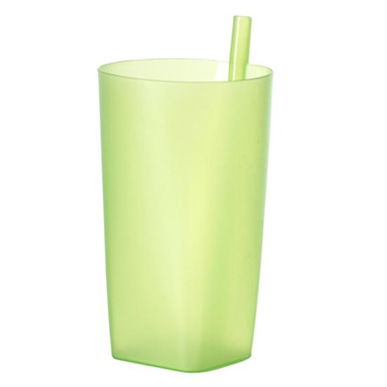 360ml/380ml Straw Cup Smooth Edge Large Capacity Leak-proof Kid Children Infant Baby Sip Cup Students ARI