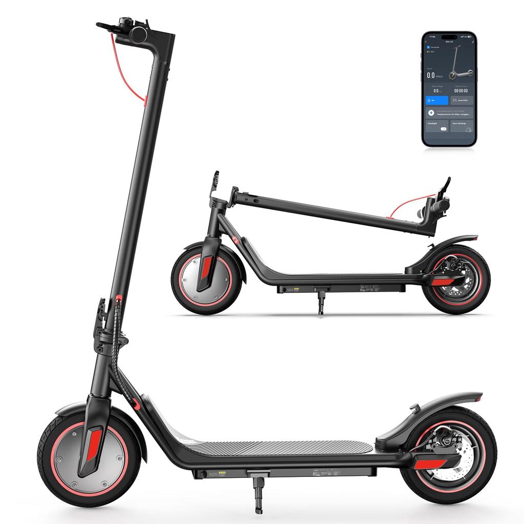 iScooter Monopattino Elettrico I9M City – Motore da 500W, velocità massima 35 km/h, autonomia 30 km, certificato UL2272, design pieghevole(NON ABE)