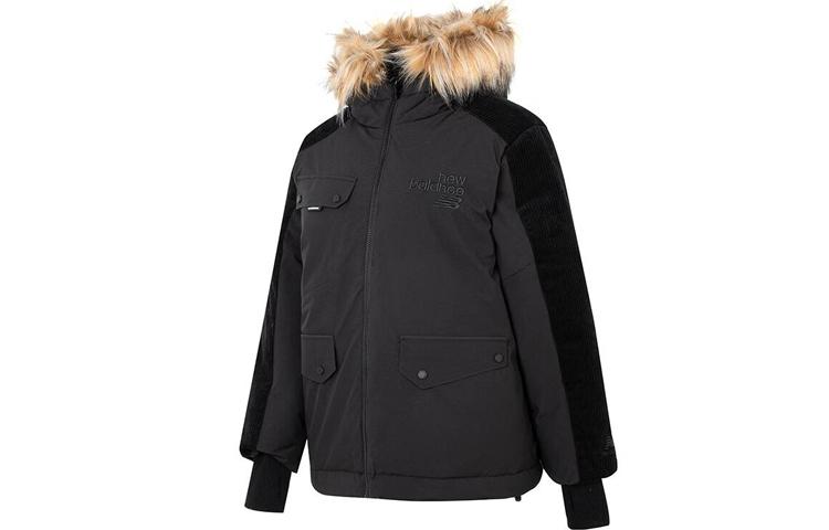 New Balance TDS Down Jackets Women s Black Hooded Thickened Other AWJ24306-BK L