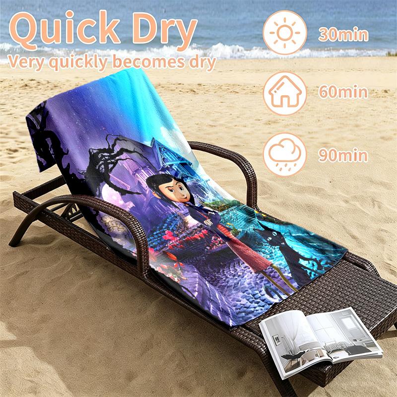 Cookie Run Kingdom Beach towels also serve as bath towels summer essential a musthave for the outdoors the beach and the pool