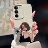 For Realme C71 C73 C75 C75x Phone Case Fashion Cartoon Sweet Girl Soft Silicone Anti Scratch Protective Bumper Back Cover Fundas