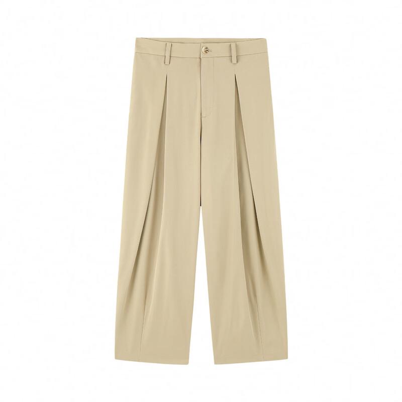 Demana Women's Slimming Casual Layered Ankle Pants