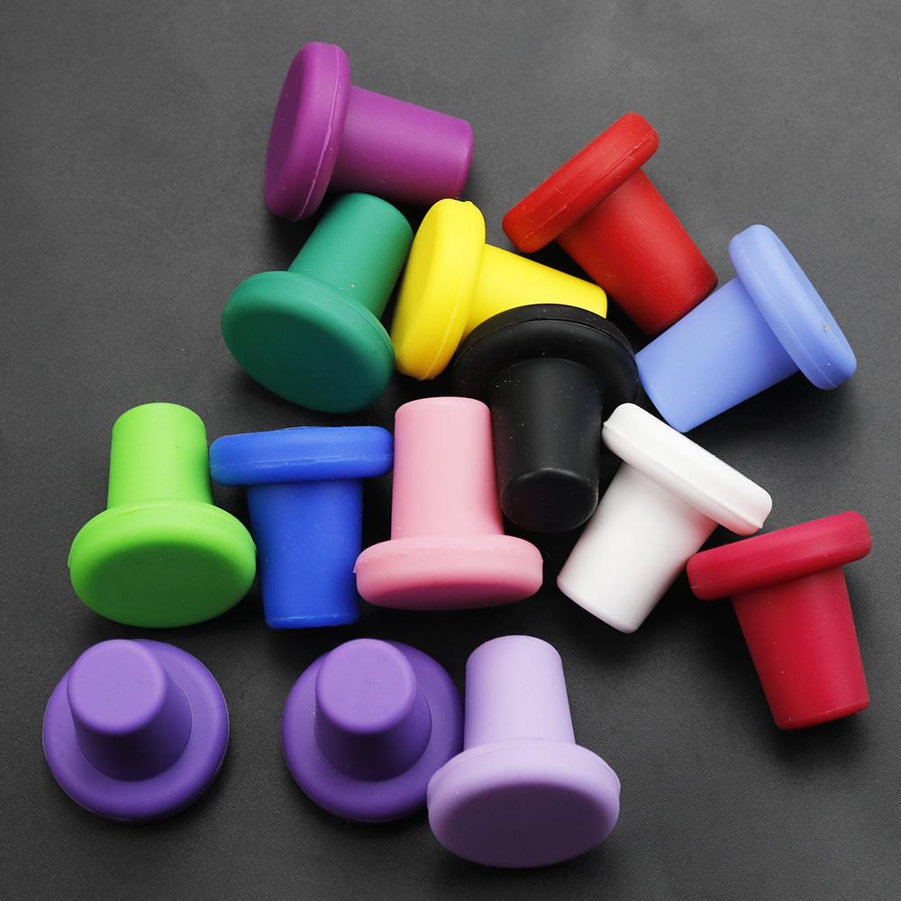 JCD 1pcs Food Grade Silicone Plug Leak Proof Sealing Beer Red Wine Seasoning Fresh-keeping Bottle Cap Universal Rubber Odorless