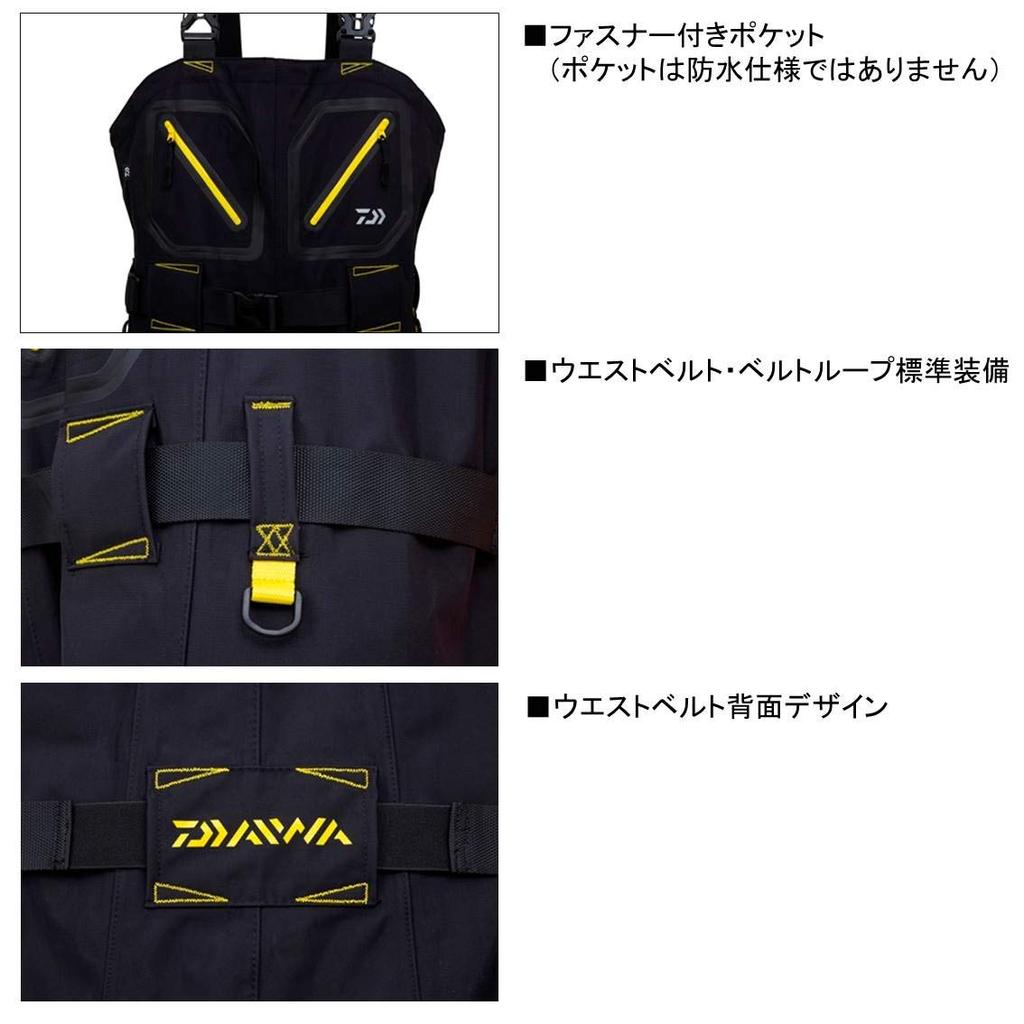 Daiwa Tight Fit Salt Stocking Size Waders, Black, L, SW-4001S-T