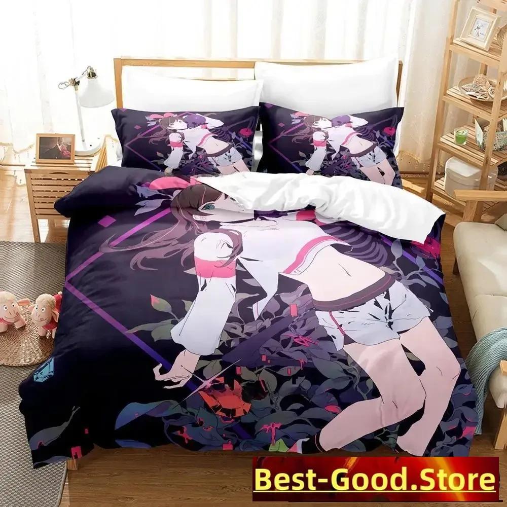 Cytus II Zestaw pościeli Pojedynczy Bliźniak Pełny Queen King Size Zestaw do łóżka Sypialnia dla dorosłych Dzieci Zestawy poszewek na kołdrę Druk 3D Anime Zestaw prześcieradeł