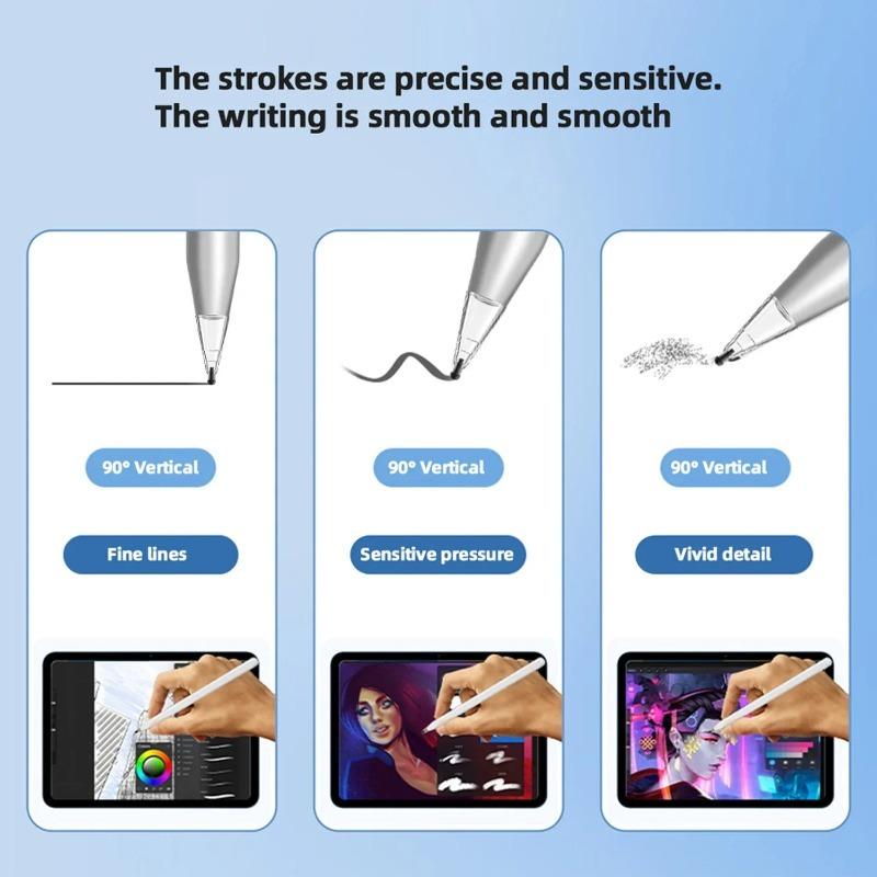 Per Huawei M-Pencil 2 3 2/3 Generazione Punta di Ricambio Liscia per Matita Stilo Touch Screen con Scatola di Conservazione