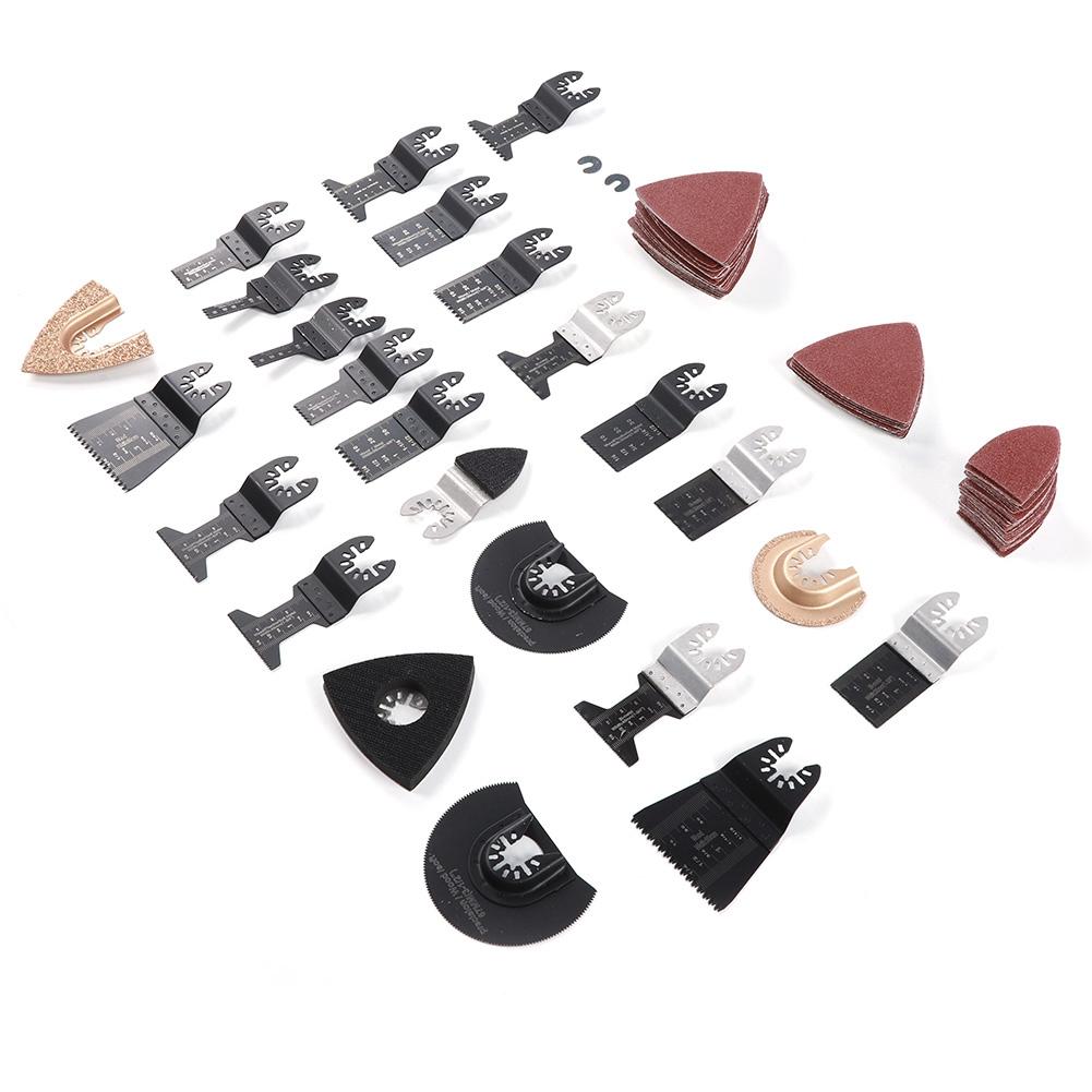 100 buc Pânze de ferăstrău oscilant universal Oțel carbon ridicat Instrument de tăiat pentru lemn Plastic PVC