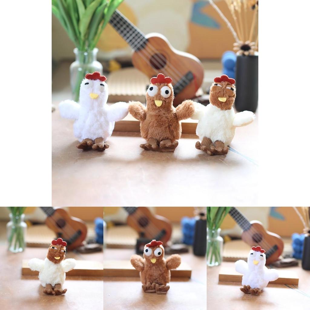 Cute Bubblechicken Plush Keychain With Soft Short Pile For Bag Decoration And Gifts