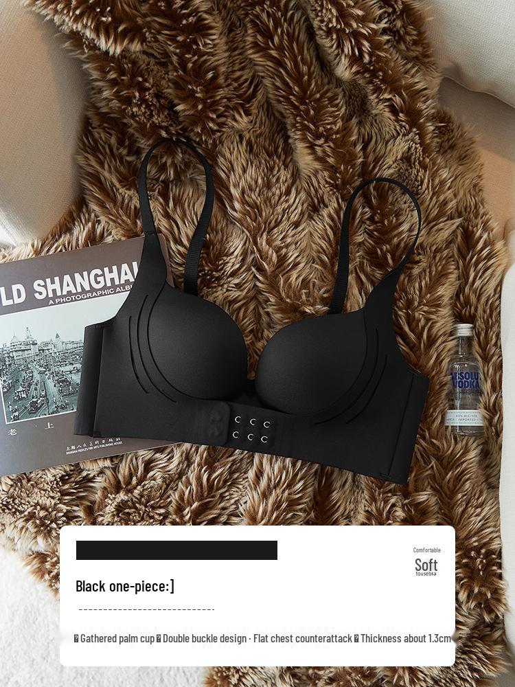 

Women s Seamless Push-Up Bra: Enhances Small Chest, No Underwire, Anti-Sagging, Side Support, 2025 Design 36/80AB