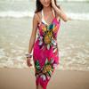 Sexy Beach Sun Protection Swimsuit Dress Bikini Cover Up Backless Skirt Swimsuit
