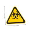 HONMEET 1 Piece Biohazard De Sticker Decorative Sticker Danger Design