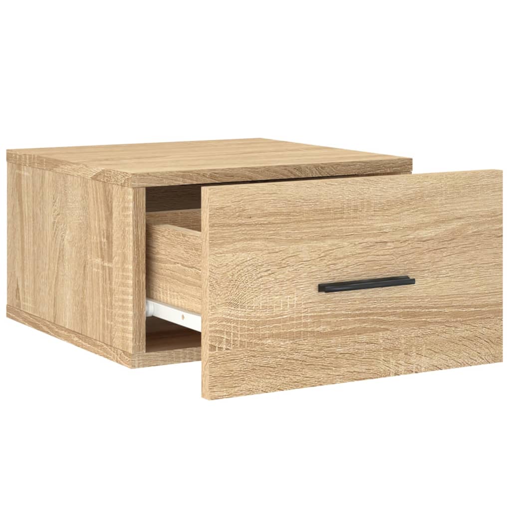 Hanging Bedside Cabinet, Sonoma Oak, 35X35X20 Cm