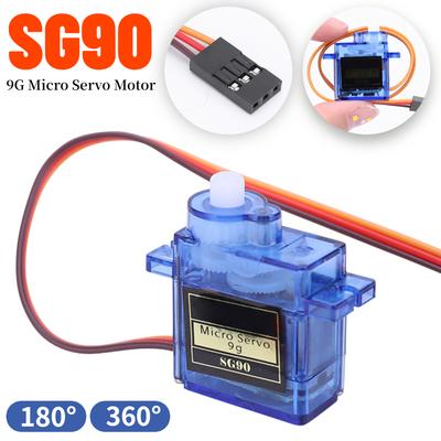 1PC SG90 9G Micro Digital Servo Motor 180/360 Degree Fixed-Wing Micro Gear Servo Motor for RC Helicopter Toy Airplane Aircraft