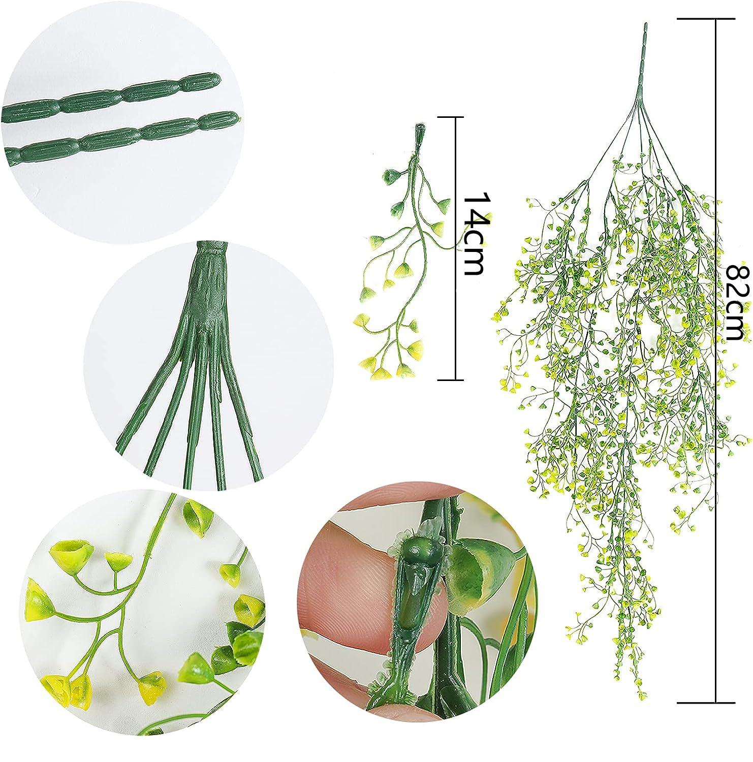 

Искусственное растение имитация 69 сеток золотой колокольчик ива настенная лоза искусственный цветок украшение в виде лозы свадьба гостиная имитация зеленого растения жёлтый