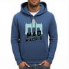Madrid Alcala Sliding Door Printing Mens Hoodies Hip Hop Loose Unisex Streetwear Casual Pocket Hoody Autumn Fleece Male Pullover