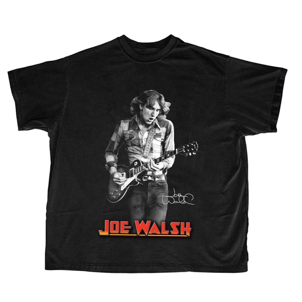T-shirt Cadeau Manches Courtes Joe Walsh Pour Fans Unisexe Toutes Tailles