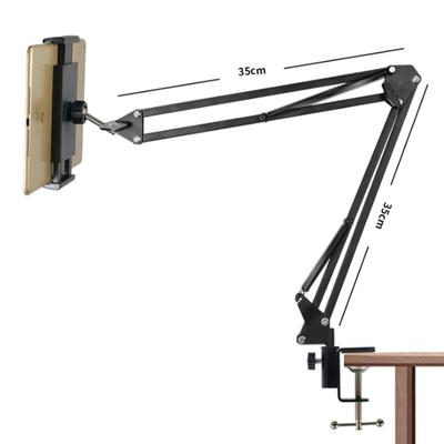 Suport pentru telefon pentru braț de birou Suport flexibil pentru telefon cu clemă reglabilă suport de masă pe noptieră