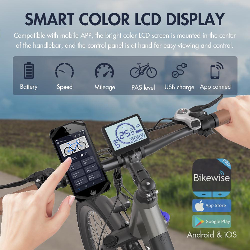 E-Bike FAFREES 26" 250W Motor 36V 14.5AH Max. Reichweite 110Km Zuladung 150Kg 7 Gänge F26 Pro