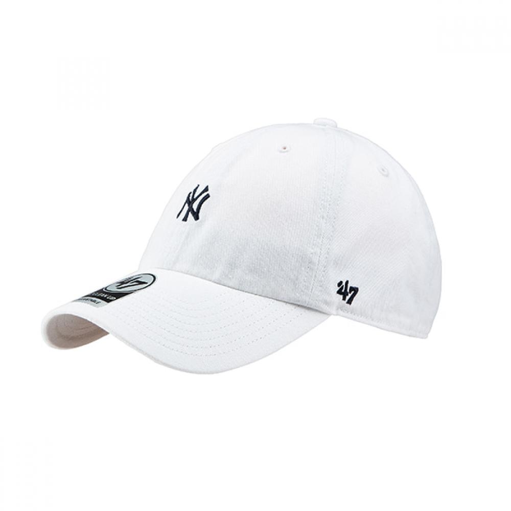 47 Brand Cleanup Cap New York Yankees Small Logo B Bsrnr17gws Wh B-BSRNR17GWS-WH