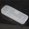 Portable Travel Men's Razor Case Shaving Machine Container Holder Shaver Box Transparent Plastic Razor Blades Storage Box