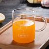450ml szklany kubek zlewka mleko śniadanie kubek do kawy odporny na wysokie temperatury kubek ze skalą Drinkware