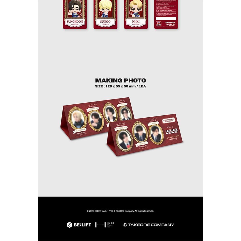[Vorbestellung] ENHYPEN - [ENHYPEN WORLD Couponkarten-Sammlung] HIGH SCHOOL BASIC Version