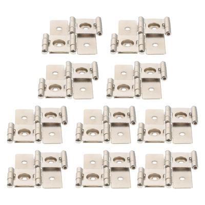 10Pcs Door Hinge Iron Folding Screen Hinges Classic Retro Style Cabinet Corner Gate Heavy Duty Hardware Double Acting Hinge