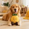 Interactive Toys for Puppy Training Stuffed Pineapple Dog Toy, Squeaky Plush Chew Cute Safe Fabric Dogs Teething Toy Puppies, Small And Medium