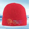 Mountain Symbol Logo and the Text of Project Possible Unisex Women Unisex Knitted Hat Beanie Pullover Cap Winter Thermal Warm Chris