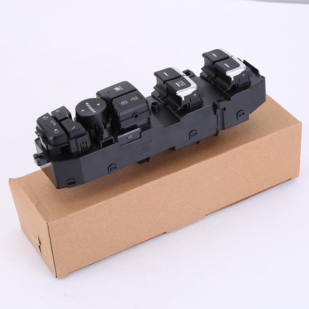 93570-C5010 Driver Side Power Window Master Switch Fits for 2015 2016 2017 2018 2019 2020 Soranto 2.0L 2.4L 3.3L Front Left Power Control Button Part