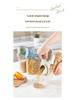 Multi-Grain Storage Canister with Measuring Cup - Sealed Plastic Container for Rice, Flour, and Grains