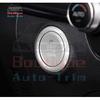 Silver Aluminum Engine Start Stop Button Cover Ring 2X For Mazda CX-30 2020-2023