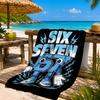 Weltraumabenteuer mit Six Seven 67 Strandtuch, Schnelltrocknend, Pflegeleicht, Geeignet für Fitness und Strandurlaub, Sport-Essential