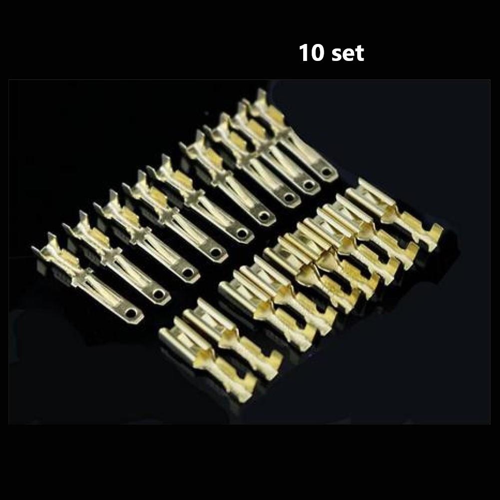 Secure Wiring Connection 2 8mm Male and Female Car Connector Set 10 Packs
