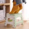 Plastic Folding Step Stool with Handle Portable Collapsible Small Foot Stool Bathroom Stepping Stool Folding Step Stools for Kid