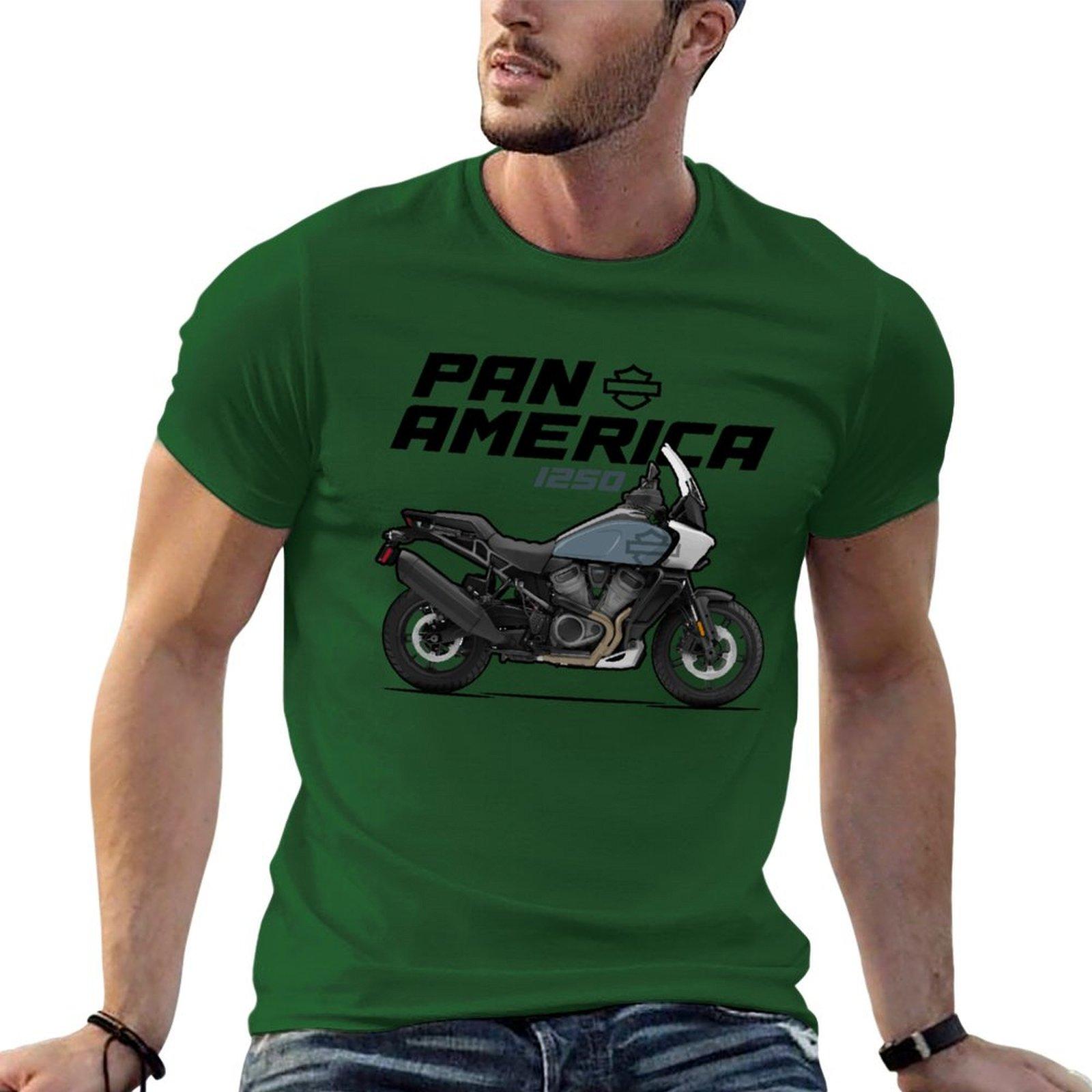 

HD Pan America 1250 - Grey T-Shirt graphic shirts summer tops quick drying anime stuff mens white t shirts 4XL