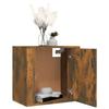 Tables de chevet murales - Maison Exclusive - Chêne fumé - Bois d'ingénierie - 50x30x47 cm (lot de 2)