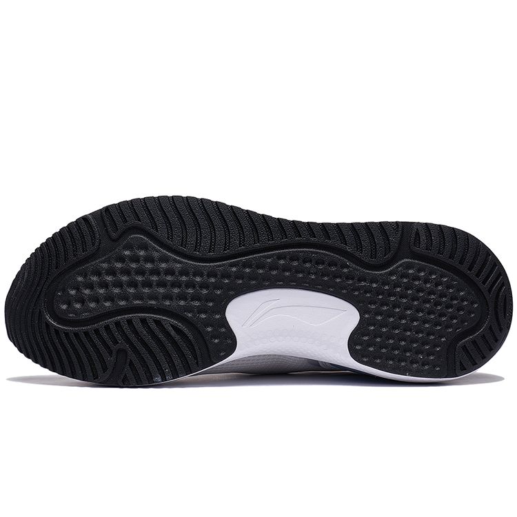 Li Ning Easy Fit Soft Rebound Cool Slip Resistant Durable Breathable Low Top Running Shoes Men Sneaker Gray White Blue ARST081-5