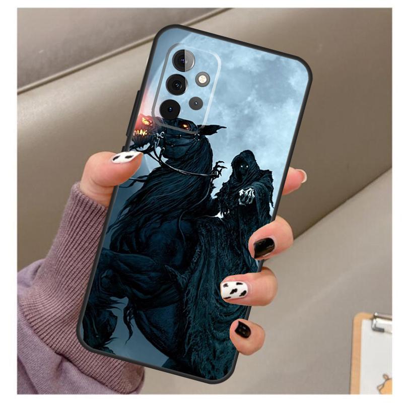 Death Grim Reaper Skull Case For Samsung Galaxy A32 A52 A12 A22 A16 A26 A36 A56 A06 A55 A35 A15 A54 A34 A14 A13 A53