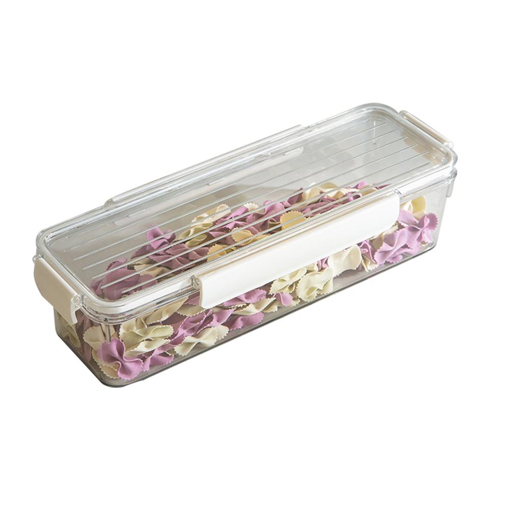 

Airtight Food Storage Containers, Including Spaghetti/Noodle/Pasta Containers, 1.5L Black Stackable With Lids