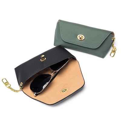Genuine Leather Reading Glasses Bag Case for Man Women Student Sunglasses Storage Holder Pouch Eyeglasses Box Eyewear Protector