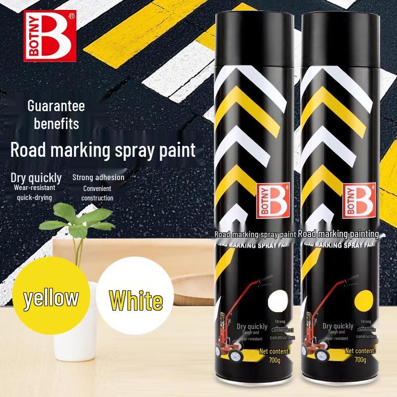 Baoshili Road Marking Spray Paint 700ml (3 Bottles)
