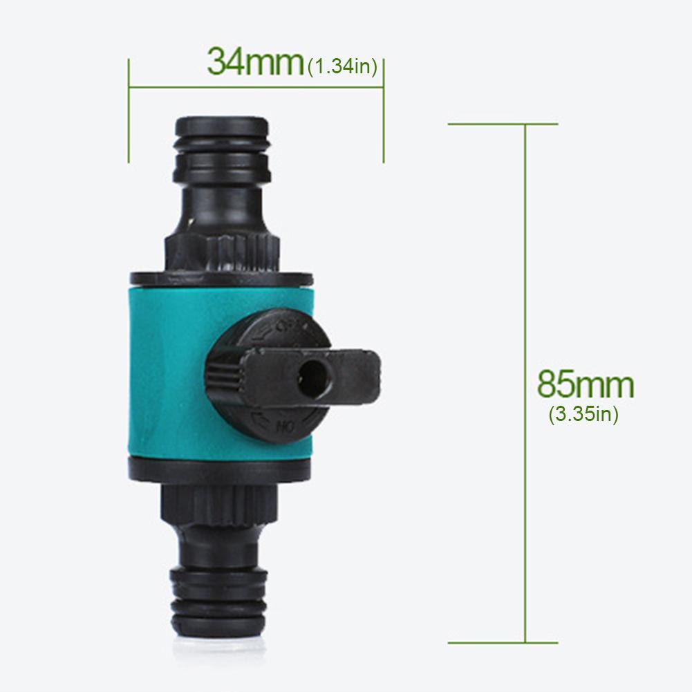 Water Pipe Switch Double Garden Faucet Water Splitter Y-shaped Hose Connector Garden Irrigation Controller Valve Switch Adapter