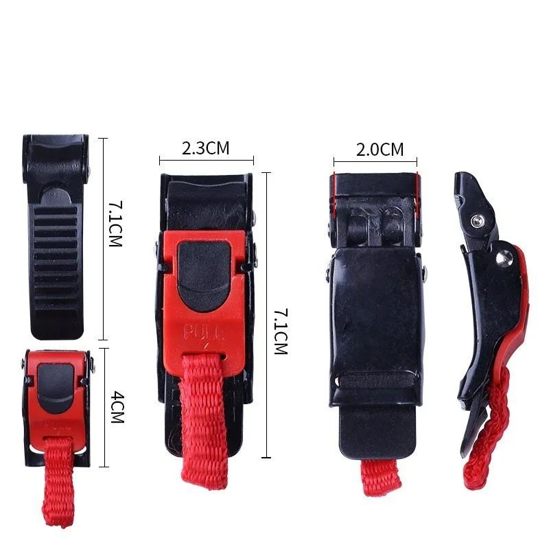 Motorcycle Helmet Buckle Adjustable Electric Vehicle Helmet Fixing Buckles Chin Strap Speed Sewing Clip Bicycle Helmet Buckles