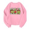 Children's Fashionable Lightweight Long-sleeved Round Neck Pullover With Pockets Printed Pullover