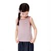 Girls' Striped Sleeveless Vest Top